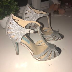 Blue By Betsy Heels (WORN ONCE)